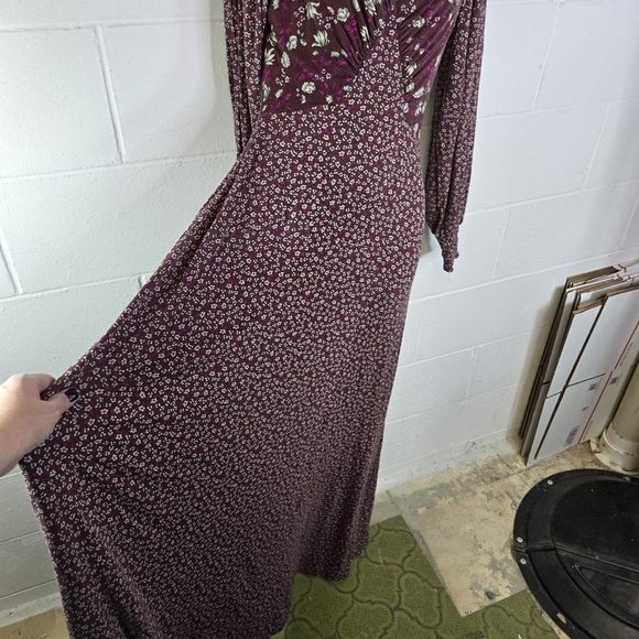 Free People Love Story Floral Long Sleeve Maxi Dress - Picture 13 of 14